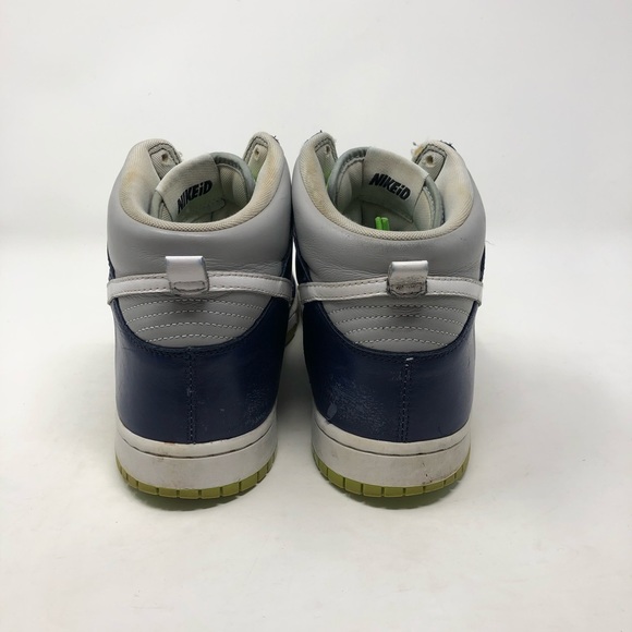 Nike ID Seahawks Dunk Highs Men’s 12 - Picture 3 of 7